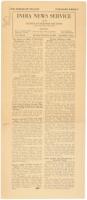 American Socialist radicals support anti-British revolutionaries of India, 1919 propaganda broadside