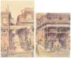 1890s original watercolors of San Francisco Chinatown