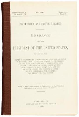 Opium trade and use in China and Asia - 1906 US Report