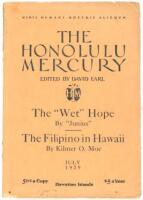 “The Rising Sun”, frontispiece in rare Honolulu Mercury monthly magazine