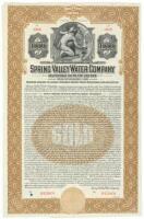 Spring Valley Water Co. - First Mortgage Five Per Cent Gold Bond