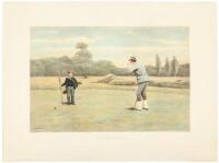 The End of Golf - color print