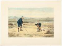 The Beginning of Golf - color print