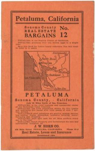 Petaluma, California: Sonoma County Real Estate Bargains No. 12