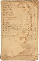 Manuscript account book and journal of the Sloop Polly, based in Connecticut, detailing expenses, pay to sailors, etc., with some account of voyages