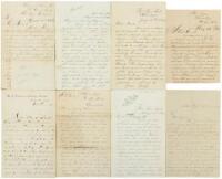 Six of letters from a soldier in Colorado to the sister of a fellow soldier, whom he is trying to woo