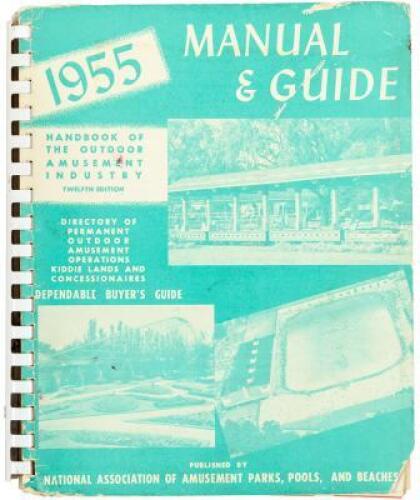 1955 Handbook of the Outdoor Amusement Industry, Manual & Guide, Directory of Permanent Outdoor Amusement Operations, Kiddie Lands and Concessionaires