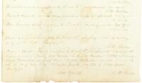 Original manuscript leaf from the logbook of the U.S.S. Constitution, with passage relating a flogging that was instrumental in the court-martial of her then-commander, Captain Jesse Duncan Elliott