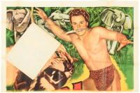 Bomba & the Jungle Girl - original three-sheet poster