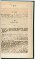 Report of the Committee... directing an inquiry into the situation of the settlements on the Pacific Ocean, and the expediency of occupying the Columbia River; accompanied with a bill to authorize the occupation of the Columbia River, &c.