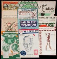 Collection of golf sheet music