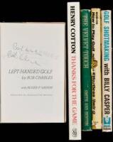 Five signed golf books