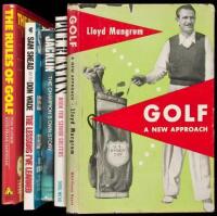 Five signed golf books