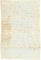 Manuscript document containing a statement and judgment in the case of a slave who successfully sued for his freedom in Louisiana, but the heir of his former owner attempted to take him back