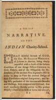 [A Brief Narrative of the Indian Charity-School in Lebanon in Connecticut]