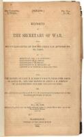 Reports of the Secretary of War, with Reconnaissances of Routes from San Antonio to El Paso... Also, the Report of Capt. R.B. Marcy's Route from Fort Smith to Santa Fe; and the Report of Lieutenant W.J.C. Whiting's Reconnaissances of the Western Frontier 