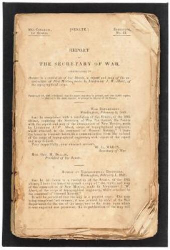 Report of the Secretary of War, communicating...a report...of the examination of New Mexico, made by Lieutenant J.W. Abert, of the topographical corps.