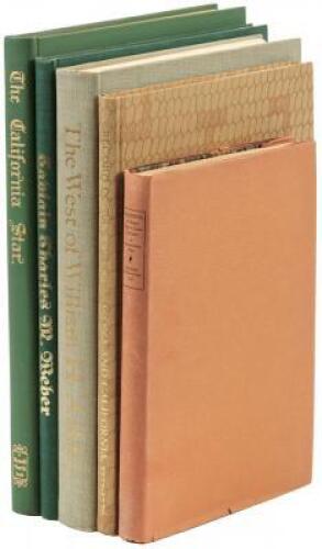 Five volumes about the history and travels in California and Arizona