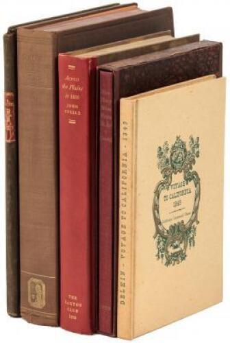 Five volumes, mostly being journals of forty-niners