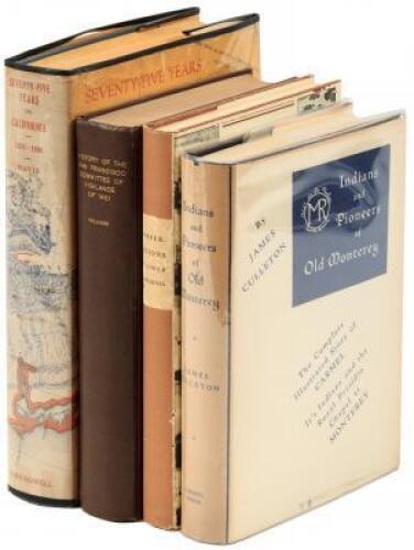 Four volumes about the history of California, including9 San Francisco and Monterey