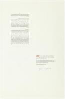 Signed sheets for "From the Journal of a Leper"