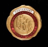 1925 USGA National Open Championship contestant badge