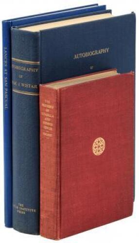 Three volumes of Americana, including the Autobiography of Isaac Jones Wistar
