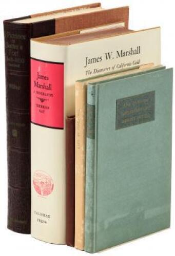 Five biographies, some being about James W. Marshall - The Discoverer of California gold