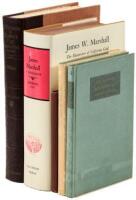 Five biographies, some being about James W. Marshall - The Discoverer of California gold
