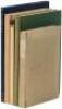 Five volumes containing journals from California during the Gold Rush