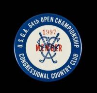 U.S.G.A. 64th Open Championship Congressional Country Club Member Pin