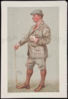 Muir - golfer cartoon printed for Vanity Fair