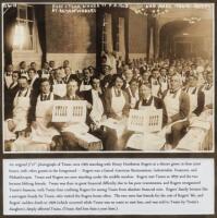 Photograph from a Beefsteak dinner at Reisenwebers to honour Mark Twain and his friend H.H. Rogers