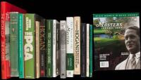 Sixteen volumes of modern golf books