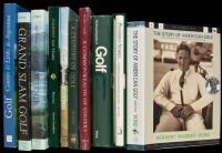 Ten volumes of modern golf books