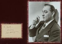 Autograph sentiment, signed
