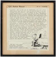 Life's Darkest Moment - original signed drawing for the New York Herald Tribune