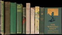 Ten volumes of golf by authors such as Darwin and Travers