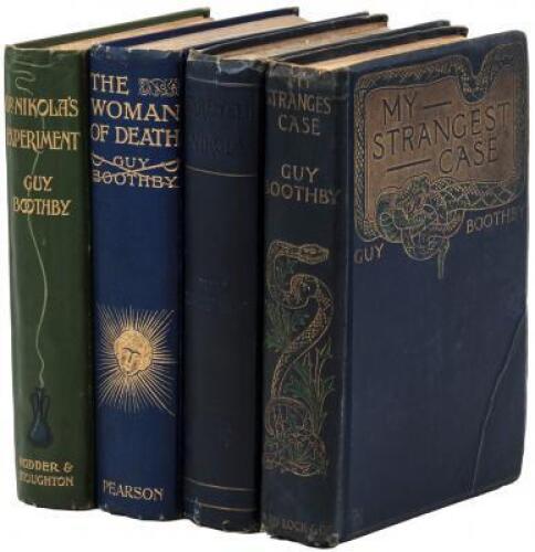 Four first editions by Guy Boothby