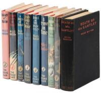 Nine first editions of mysteries by Miles Burton