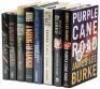 Eight first editions by James Lee Burke, five of them signed