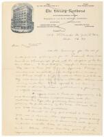 1893 Autograph Letter Signed to Hamlin Garland's publisher about illustrations for his first books