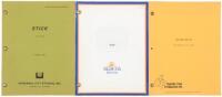 Four screenplays by Elmore Leonard, each signed