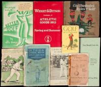 Fourteen golf booklets