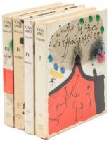 Joan Miró. Litografo: I, II, III, IV