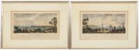 Four views of French ports after paintings by Nicolas Ozanne
