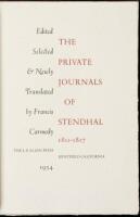 The Private Journals of Stendhal 1811-1817