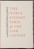 The Noble Knight Paris & The Fair Vienne