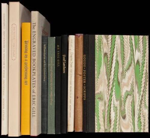 Eleven volumes from the Book Club of California