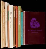 Ten volumes from the Book Club of California